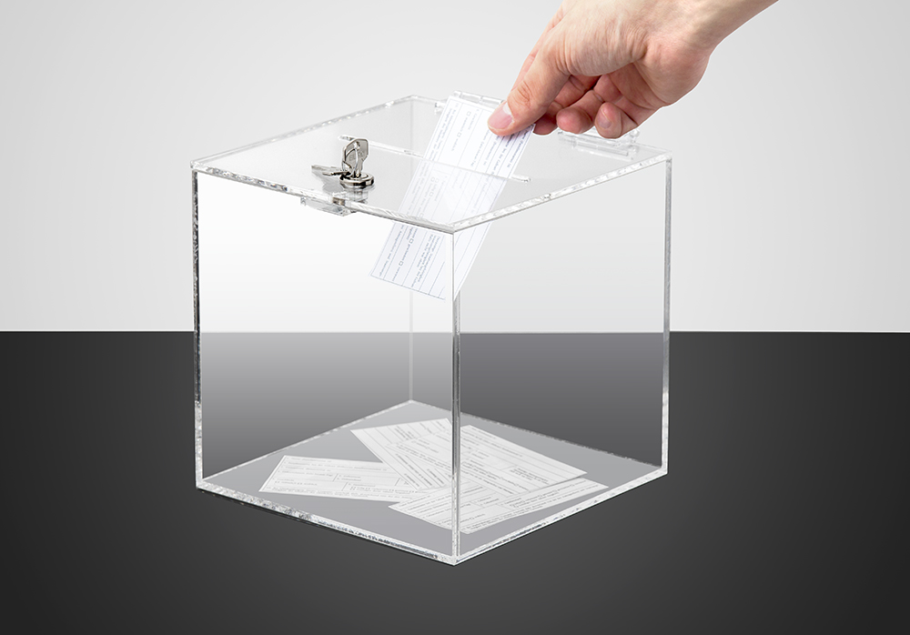 Losbox / Einwurfbox mit Schloss 30 cm vom Hersteller