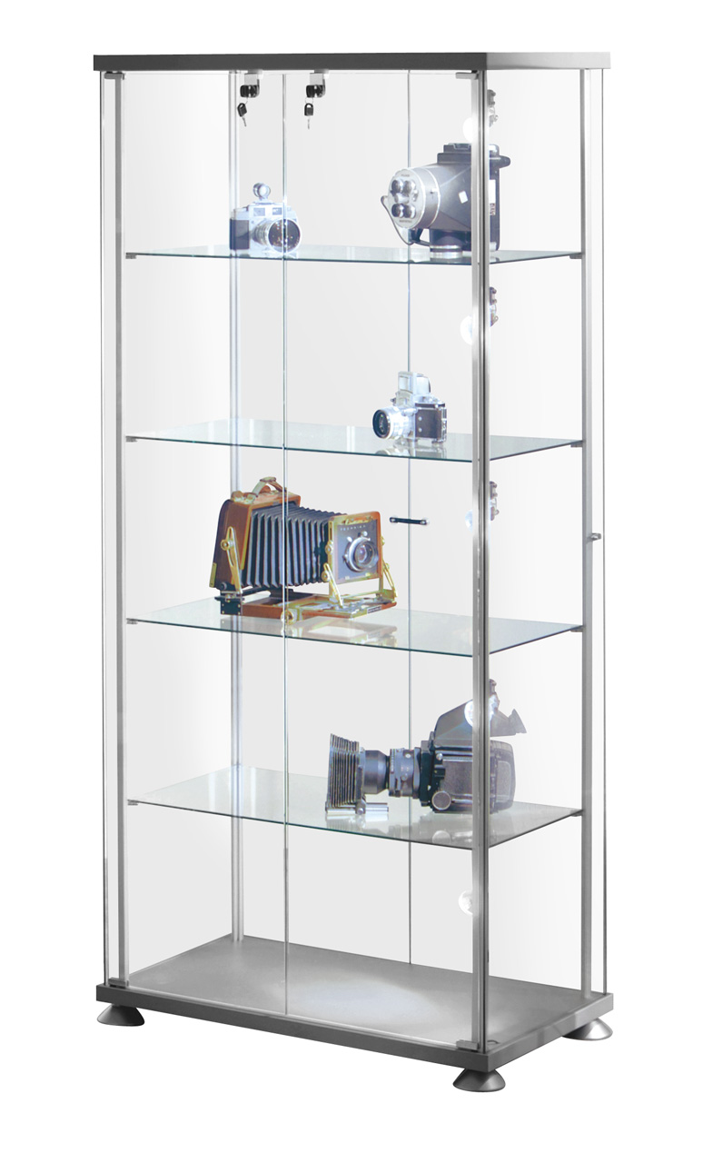 abschließbare Glas-Vitrine „Tilos“