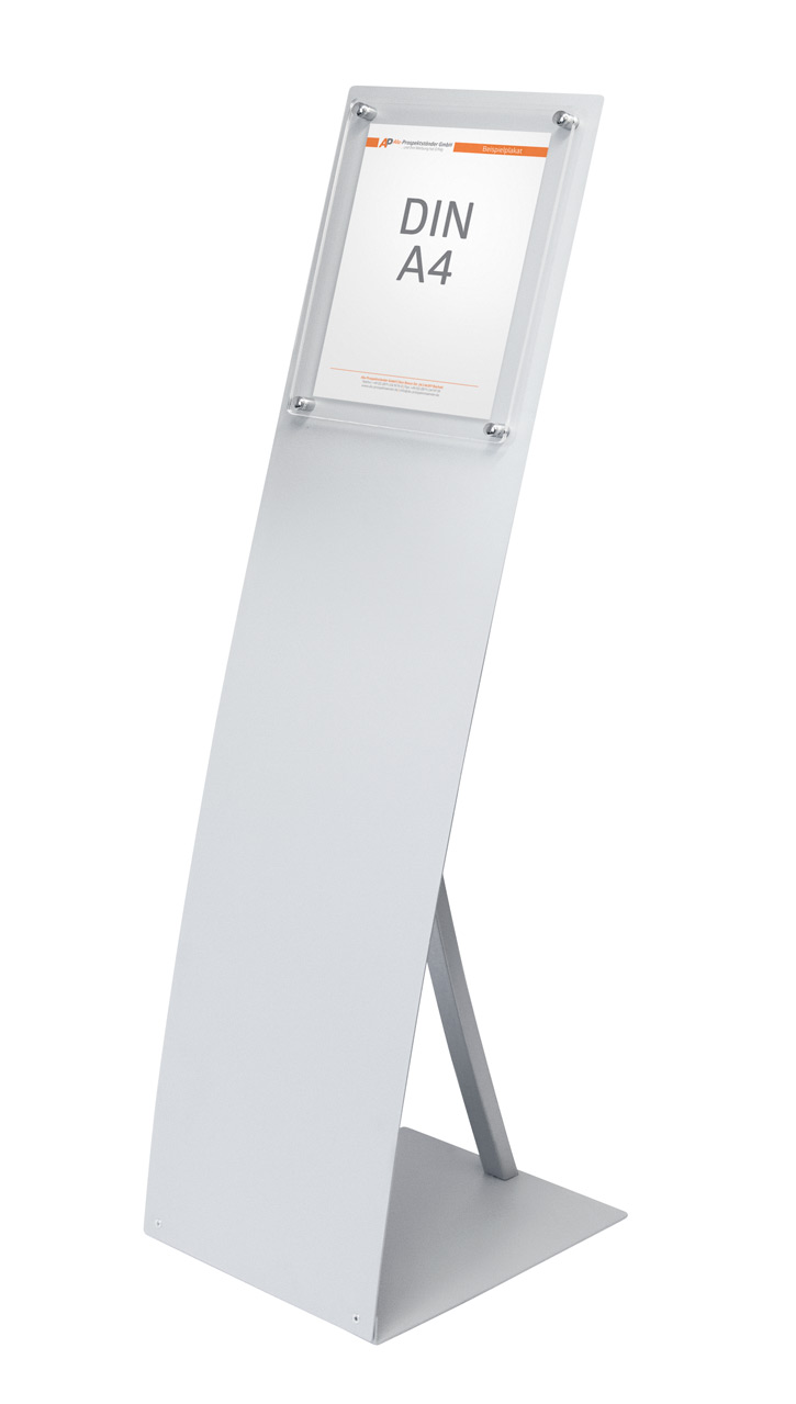 Bodenaufsteller neutra Mit A4 Acryl Tafel bodenaufsteller-neutra-mit-a4-acryl-tafel