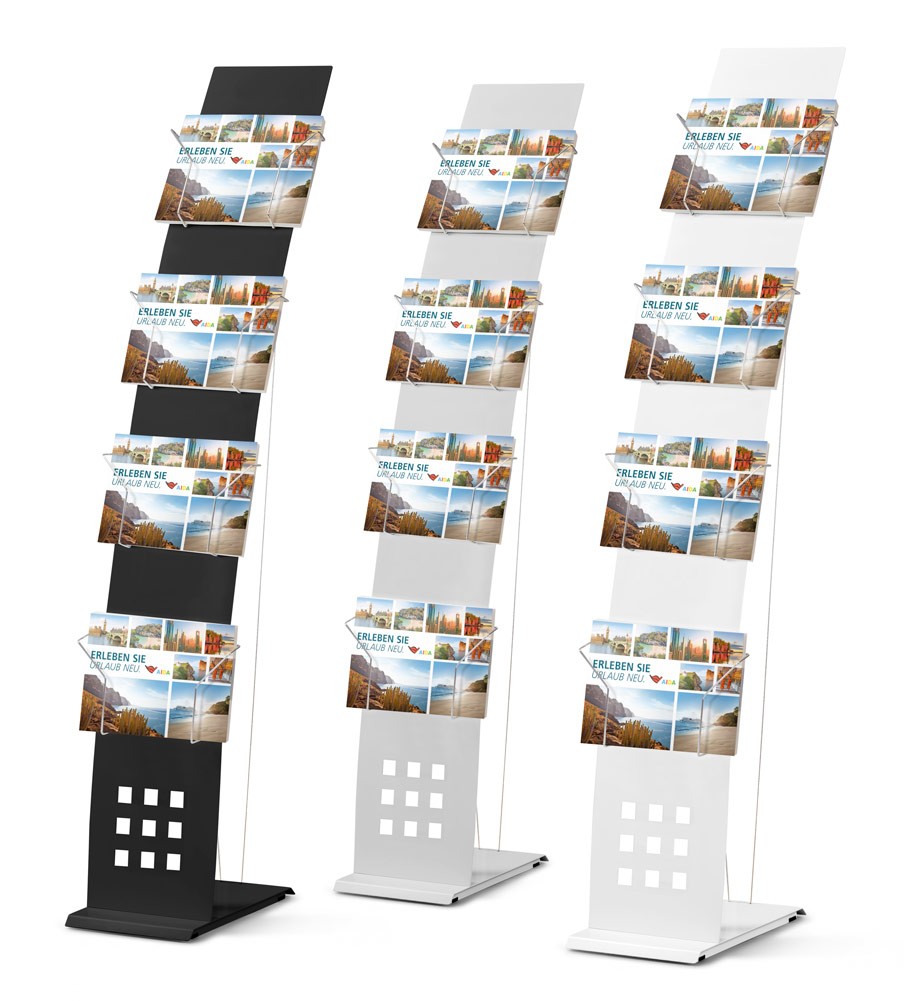 LED Strahler - Prospektständer für Messen, mobile Messestände, Messetheken ... u